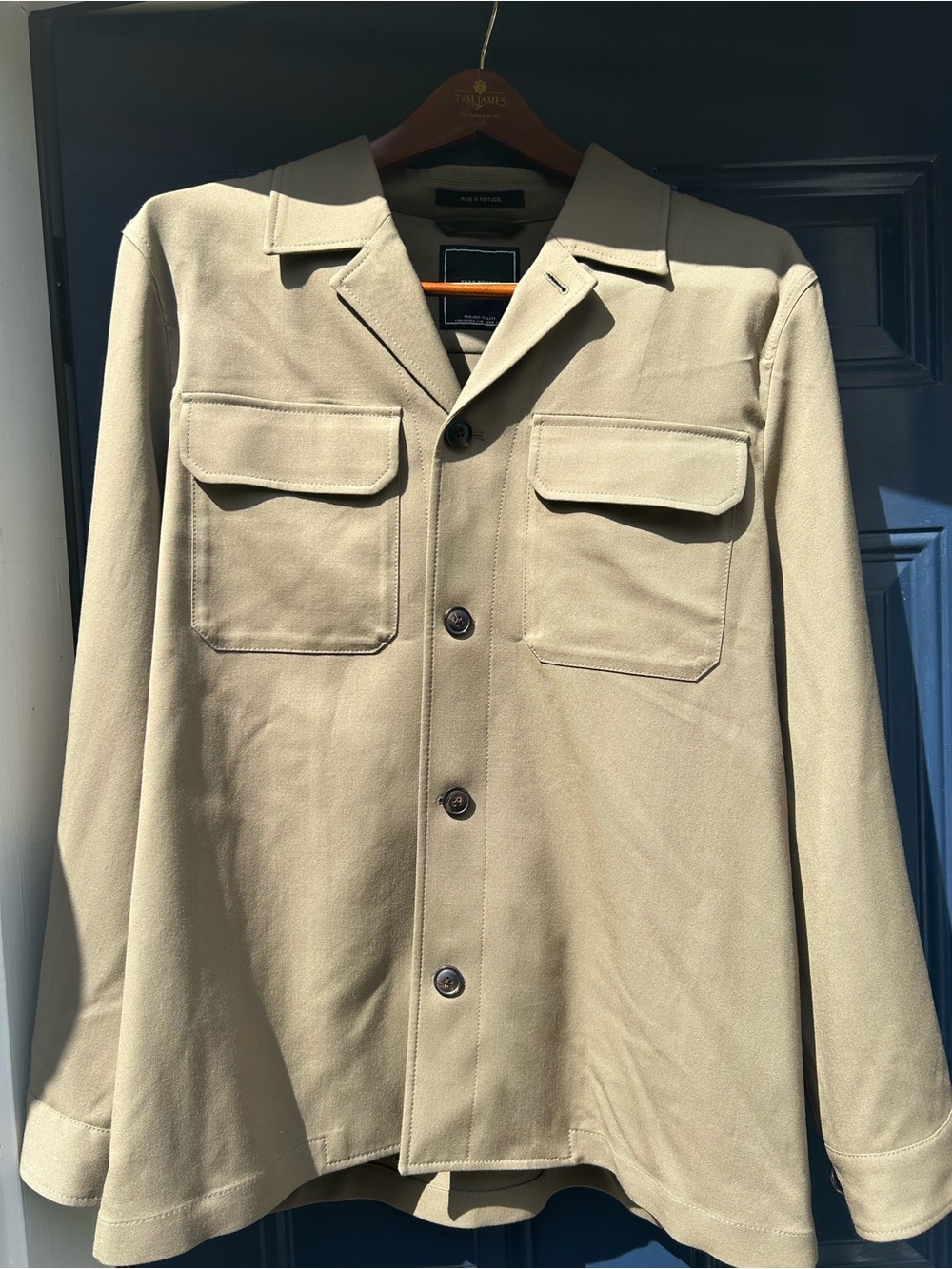 NWT Todd Snyder Gabardine Two-Pocket Overshirt Mushroom XL Retail- $598